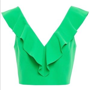 Alice + Olivia Green Top